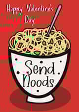 Funny Valentine’s Day card for partner. created by Peatree Art