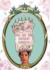 Cute birthday card for any Bridgerton fan or true diamond. created by Peatree Art