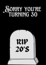 Funny 30th birthday card created by MasonsCreations