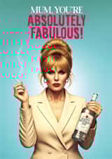 Funny Mother's Day Card - Absolutely Fabulous - Patsy created by I Draw Stuff 