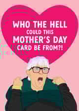 Funny Mother's Day Card - The Traitors - Linda created by The Cake Thief