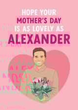 Cute Mother's Day Card - Alexander - The Traitors created by The Cake Thief