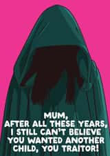 Funny Mother's Day Card - The Traitors - Sibling Rivalry created by Filthy Sentiments