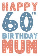 Classic Birthday Card - 60th - Mum created by Mint Maker Studio