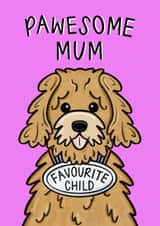 Cute Mother's Day Card - Cockapoo created by Muses & May 