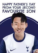 Funny Father's Day Card - Heung-Min Son - Tottenham Hotspur F.C. created by AbiGoLucky