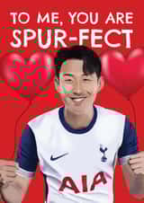 Funny Valentine's Day/Anniversary Card - Heung-Min Son - Tottenham Hotspur F.C. created by AbiGoLucky