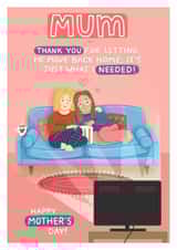 Cute Mother’s Day Card - Moving Back Home created by Blue Kiwi Design
