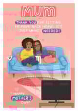 Cute Mother’s Day Card - Move back Home created by Blue Kiwi Design