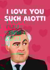 Funny Valentine's Day/Anniversary Card - Carlo Ancelotti - Pun created by Giddy Kipper