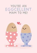 Cute Mother's Day Card - Eggs - Mam created by Jeff and the Squirrel