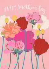 Classic Mother's Day Card - Pretty Florals - Happy Mothers Day created by Louise Tiler