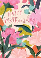 Classic Mother's Day Card - For Mum - Pretty Florals created by Louise Tiler