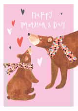 Cute Mother's Day Card - Cute Bears - For Mother Figure created by Louise Tiler