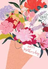 Pretty Mother's Day Card - Flowers Bouquet created by Louise Tiler