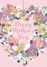 Classic Mother's Day Card - Heart Wreath - Floral created by Louise Tiler