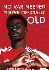 Fun Saka Birthday Day Card - Bukayo Saka - Gooners created by AbiGoLucky