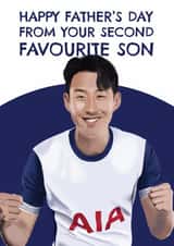Funny Father's Day Card - Heung-Min Son - Tottenham Hotspur F.C. created by AbiGoLucky