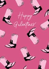 Cute Galentines Day Card - Girly Valentines Day Card for a Friend created by Amber Rose L Designs