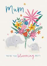 Cute Mother's Day Card - The Blooming Best created by Dandelion Stationery