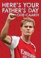 Punny Father's Day Card - Martin Odegaard - Arsenal created by AbiGoLucky