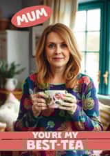 Cute Mother's Day Card - Best-Tea created by Giddy Kipper