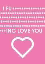 Funny rude valentines day card in a cute style for significant other created by Ryan Hewitt