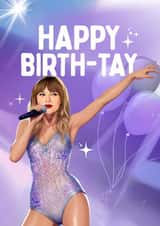 Fun Face Swap Birthday Card - Taylor Swift - For Her created by Mrs Best Paper Co.