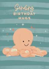 Cute Birthday Card - Jellycat - Octopus created by Sweetlove Press