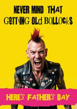 Funny Father's Day Card - Sex Pistols - Never Mind The Bollocks created by Jon Higham