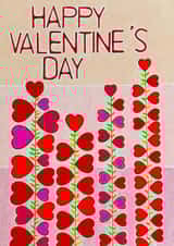 Cute Valentine's Day Card - Heartstring Blooms - Hearts created by Apricot Cards