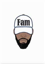 Fun Birthday Card - Fam - Afrocentric Male created by All Shades