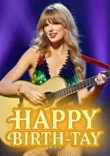 Fun Birthday Card - Taylor Swift created by Shower Thoughts