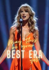 Funny Birthday Card - Taylor Swift - Best Era Ever created by Shower Thoughts
