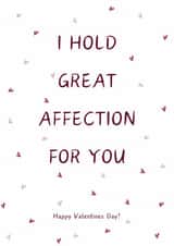 Great Affection Valentine's Day Card created by Smith & Wild