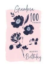 Classic Birthday Card - For Grandma - 100th created by Rebecca Prinn