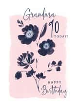 Classic Birthday Card - For Grandma - 90th created by Rebecca Prinn
