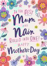 Pretty Mother's Day Card - Mum And Nain created by Dotty Black