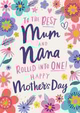 Pretty Mother's Day Card - Mum And Nana created by Dotty Black