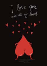 A cheeky card for the one you love created by Jessica Jumpers