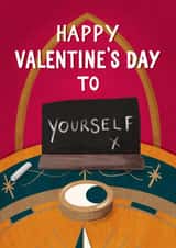 Funny Valentine's Day Card - The Traitors - Round Table created by Silky Rose Design