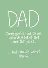 Fathers Day Card - Take a dig at Mum too! created by Hattie Ainsworth 