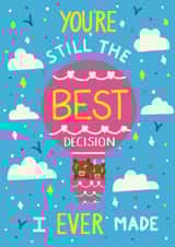 Cute Anniversary Card for Significant Other created by Subasree