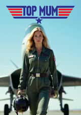 Funny Mother's Day Card - Top Mum created by Tainted Genie