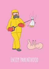 Enjoy Parenthood - Funny New Born Card created by stu.dio.art