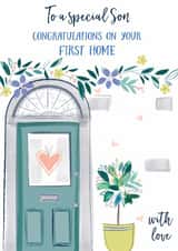Classic New Home Card - For Son - Congratulations On Your First Home created by Katie Phythian Design