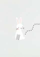 Cute Easter Card - Bunny - Simple Design created by GRA Designs