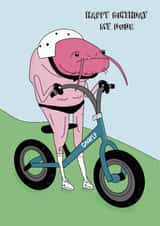 Funny Birthday Card - For Him - Shrimp created by Blessherlittleartoons by Amy