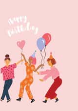 Cute Birthday Card - For Her - Female Friends created by Zoe May Designs