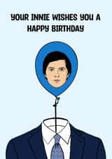 Funny Birthday Card - Severance - Your Innie created by Doublea